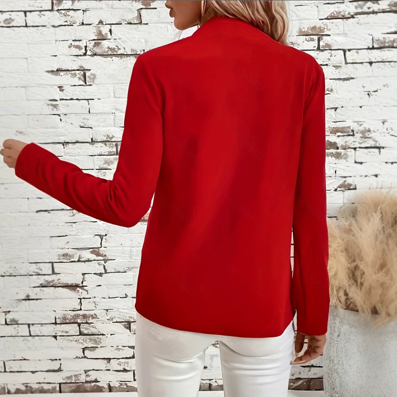 Cárdigan Chaqueta Ligera para Mujer | Jersey de Punto Abierto Color Negro | Entretiempo - Imagen 3