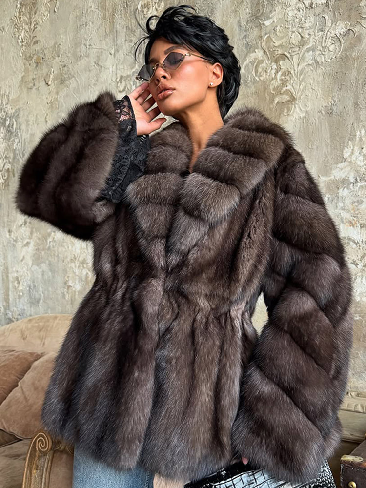 Chaqueta de Piel Sintética para Mujer - Elegante y Cálida para Invierno - Imagen 5