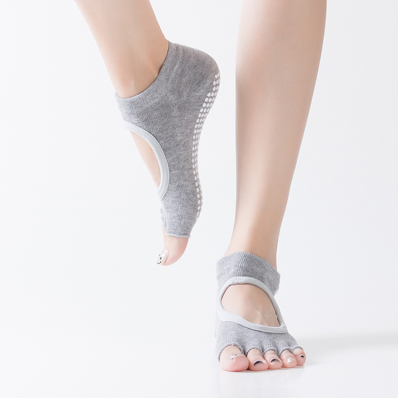 Calcetines de Yoga con Separación de Dedos | Antideslizantes para Pilates y Fitness | Unisex - Imagen 6