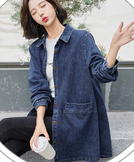 Gabardina Largo Medio para Mujer | Trench Holgado Tallas Grandes | Primavera Otoño - Imagen 2