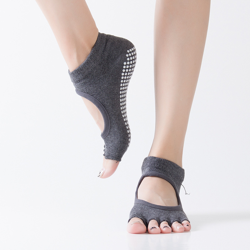 Calcetines de Yoga con Separación de Dedos | Antideslizantes para Pilates y Fitness | Unisex - Imagen 4