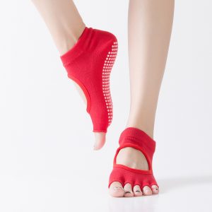 Calcetines de Yoga con Separación de Dedos | Antideslizantes para Pilates y Fitness | Unisex
