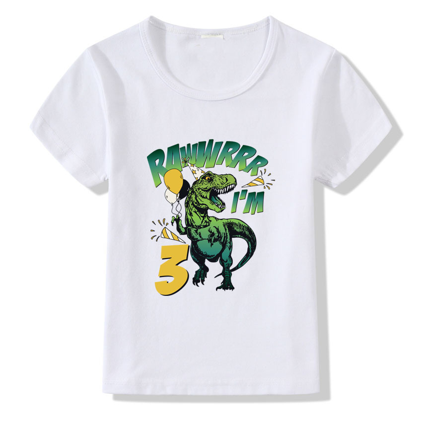 Camiseta de Cumpleaños con Números 1-9 | Niño y Adulto | Tallas S-3XL | Ropa Especial para Celebrar | TiendasFR - Imagen 4