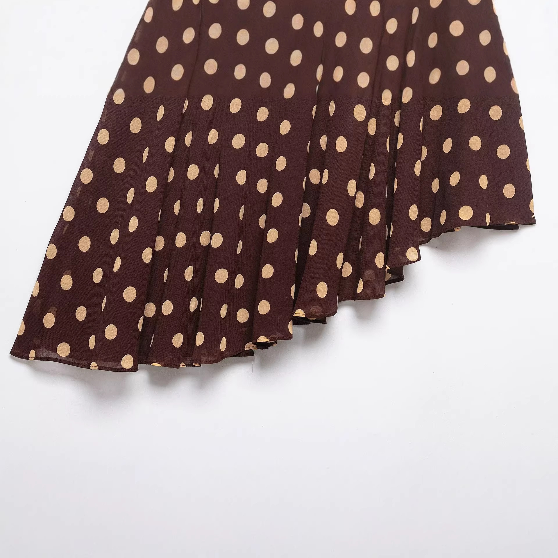 Falda Asimétrica con Estampado de Lunares | Elegante y Moderna para Mujer | Primavera-Verano - Imagen 4