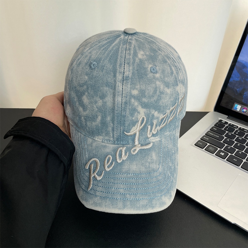 Gorra de Béisbol Vintage con Letras Deshilachadas | Visera Perforada Unisex - Imagen 3