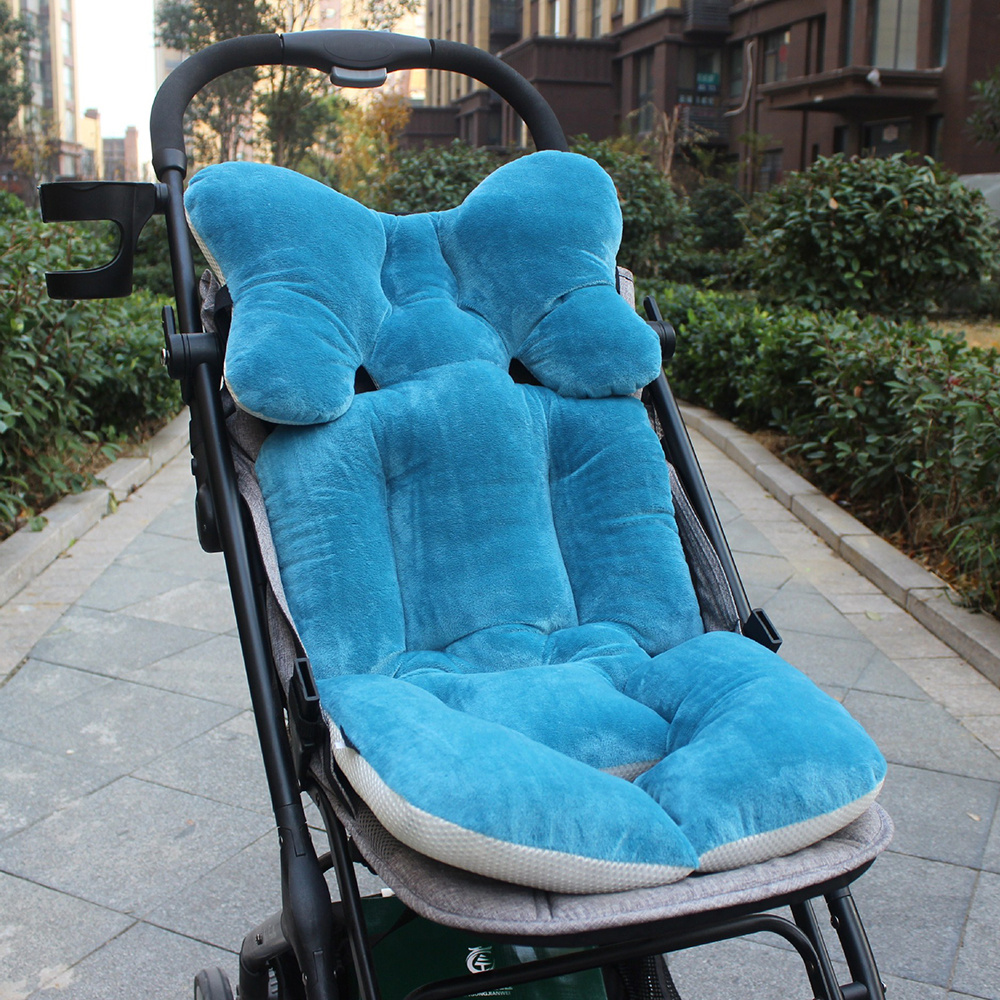 Cojín Acolchado para Cochecito de Bebé | Azul | Inserto Suave y Cómodo para Carrito | TiendasFR - Imagen 5