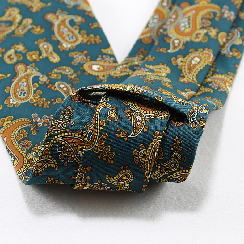 Corbata Floral Estilo Coreano Retro | Informal y Moderna para Hombre | Regalo Original - Imagen 7
