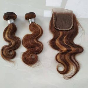 Tejido de Cabello Humano con Bloque de Color | Extensiones de Pelo Weft | Color Blocking Moderno | Múltiples Tonos | TiendasFR