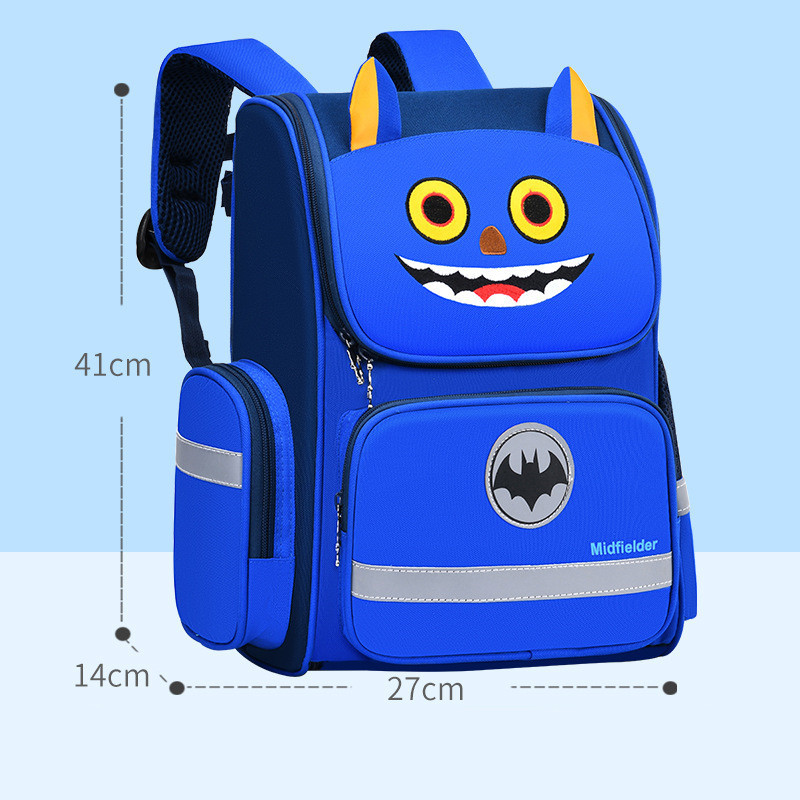 Mochila Escolar para Niños | Azul | Pequeño y Grande | Resistente y Ligera | Bolsa para Primaria | TiendasFR - Imagen 7