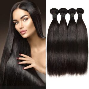 Tejido de Cabello Natural Liso Europeo | Extensiones de Pelo Humano | Múltiples Largos 8-30 Pulgadas | TiendasFR
