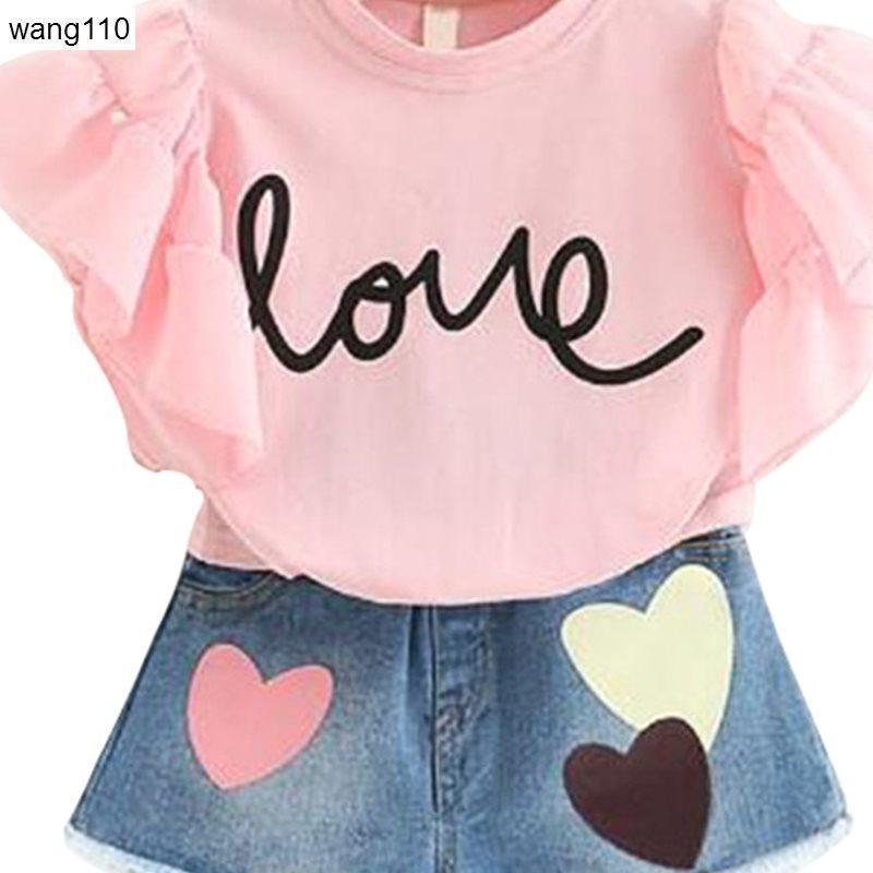 Conjunto de Verano para Niña | Fresco y Cómodo | Tallas 100-140 cm y 2T-7T | Ropa Versátil para Diario y Eventos | TiendasFR