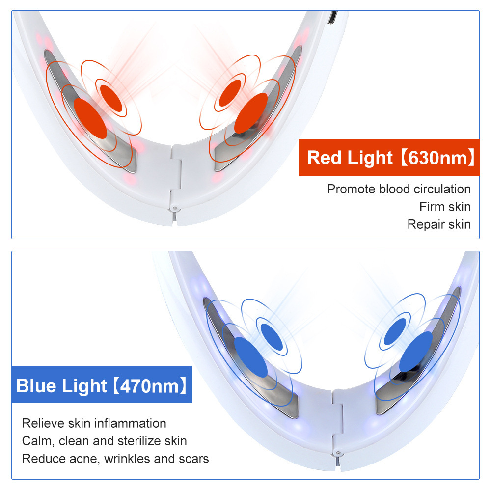 Instrumento Facial Multifuncional para Lifting y Adelgazamiento | Microcorrientes y Terapia LED | Reafirmante y Antiarrugas | TiendasFR - Imagen 4