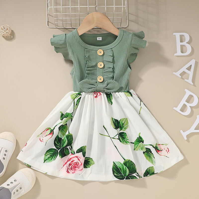 Conjunto de Verano Negro para Niña | Fresco y Cómodo | Tallas 80-120 cm | Ropa para Bebé y Niña Pequeña | TiendasFR - Imagen 6