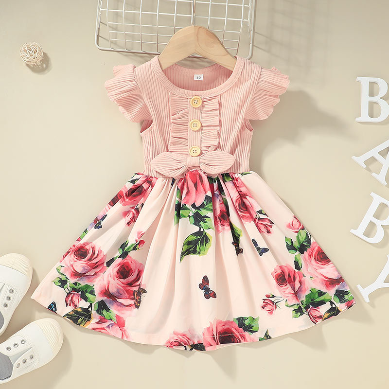Conjunto de Verano Negro para Niña | Fresco y Cómodo | Tallas 80-120 cm | Ropa para Bebé y Niña Pequeña | TiendasFR - Imagen 2