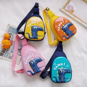Riñonera Infantil de Dibujos Animados para Niños | Azul | Bolso de Pecho Ligero para Viajes y Excursiones | TiendasFR