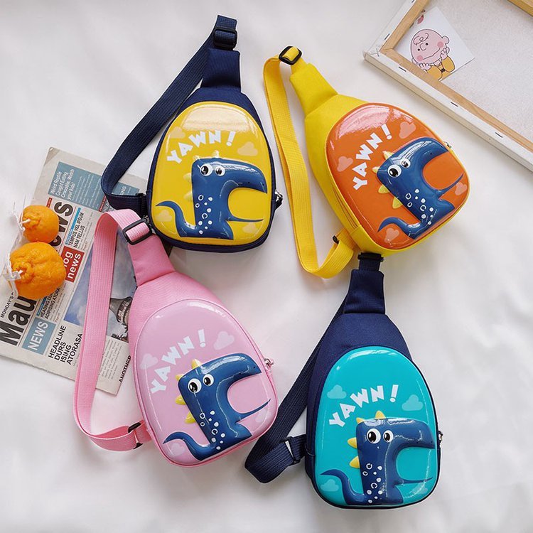 Riñonera Infantil de Dibujos Animados para Niños | Azul | Bolso de Pecho Ligero para Viajes y Excursiones | TiendasFR
