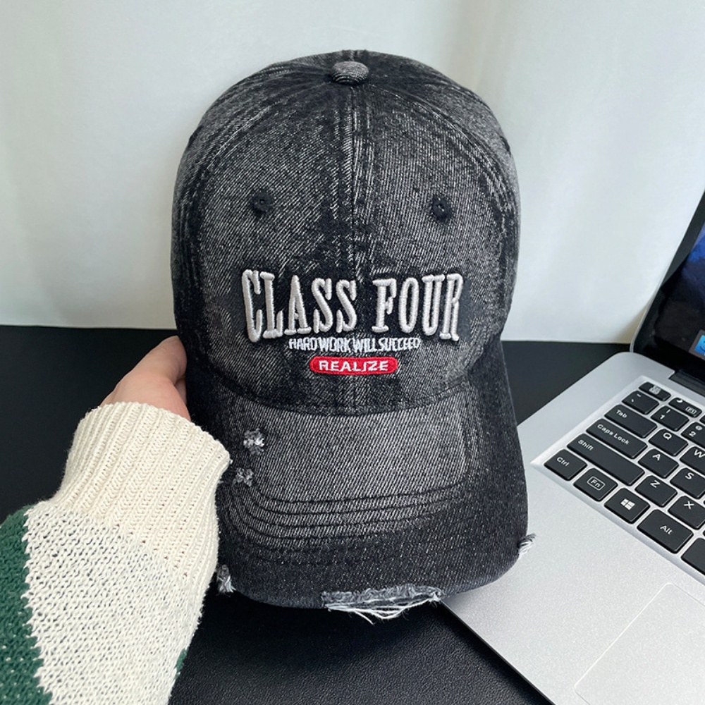 Gorra de Béisbol Vintage con Letras 3D y Efecto Desgastado para Hombre - Imagen 5
