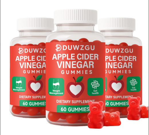Vinagre de Manzana Gummies | 60 Gomitas | Non-GMO y Sin Gluten | Apoyo Digestivo | Sabor Agradable | TiendasFR - Imagen 7