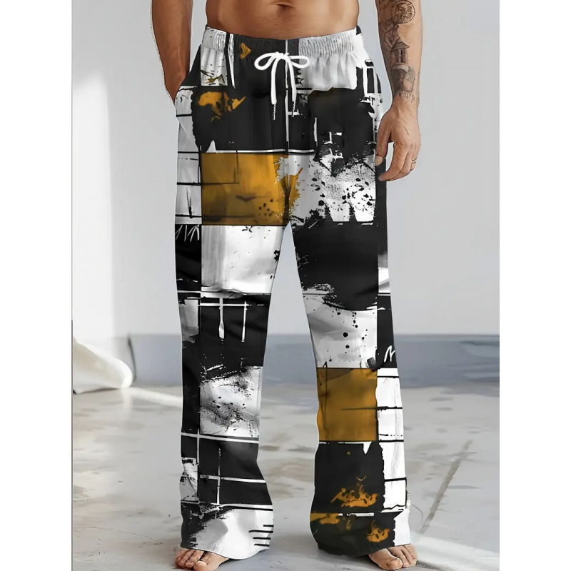 Pantalones de Pierna Ancha para Hombre | Estilo Europeo y Americano | Versátiles y Modernos - Imagen 5