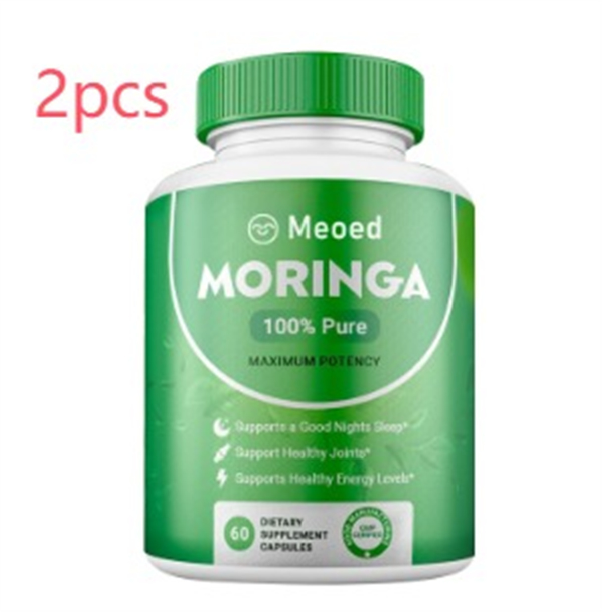Moringa 100% Pura | Cápsulas Naturales | Apoyo Energía y Bienestar | Alta Potencia | TiendasFR - Imagen 2