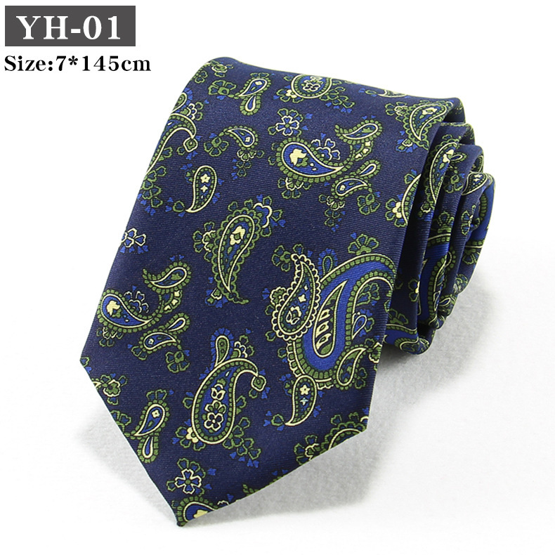 Corbata Floral Estilo Coreano Retro | Informal y Moderna para Hombre | Regalo Original - Imagen 4