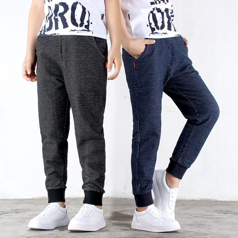 Pantalón Jogger Vaquero para Niño | Negro | Tallas 120-160 cm | Ropa Cómoda y Casual para Diario | TiendasFR - Imagen 2