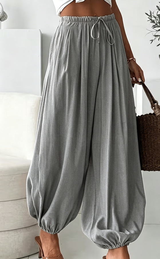 Pantalones de Verano con Cintura Elástica para Mujer | Largo hasta el Tobillo | Cómodos y Frescos - Imagen 5