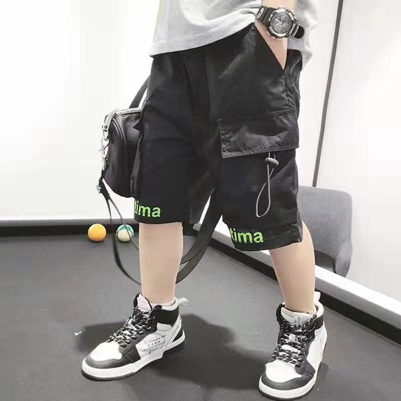 Pantalón Corto de Verano para Niño | Negro | Tallas 110-160 cm | Ropa Fresca y Cómoda para Diario | TiendasFR - Imagen 6