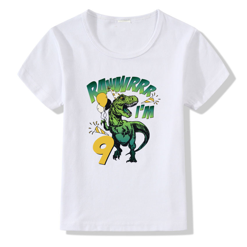 Camiseta de Cumpleaños con Números 1-9 | Niño y Adulto | Tallas S-3XL | Ropa Especial para Celebrar | TiendasFR - Imagen 6