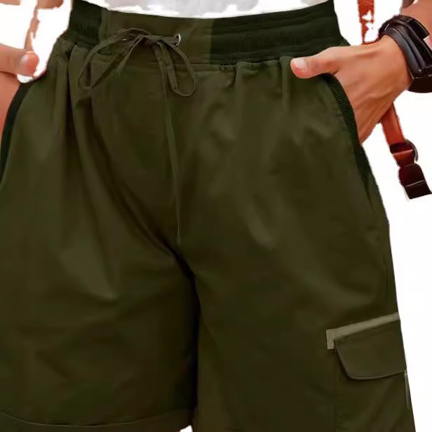 Shorts Cargo de Tiro Alto para Mujer | Estilo Utilitario y Moderno | Verano 2026 - Imagen 4