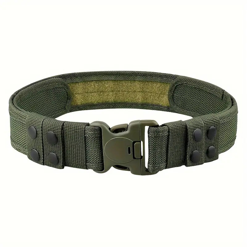 Cinturón Táctico con Velcro en Forma de S | Outdoor y Senderismo para Hombre | Ajuste Rápido - Imagen 6