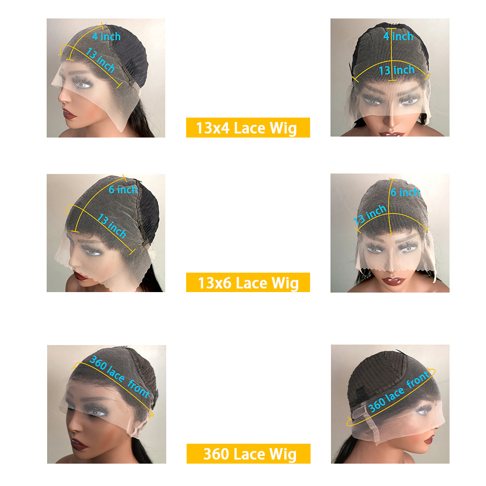 Peluca 360 de Cabello Humano con Ondas Corporales | Encaje Frontal Completo | Versátil para Recogidos | TiendasFR - Imagen 6
