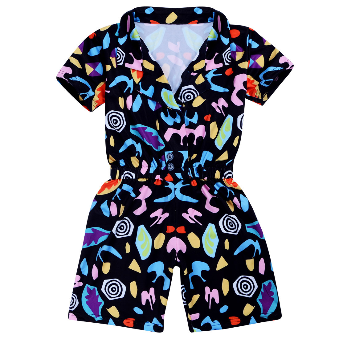Camiseta de Manga Corta para Niña | Negra | Tallas 120-170 cm | Ropa Básica y Versátil para Verano | TiendasFR - Imagen 4