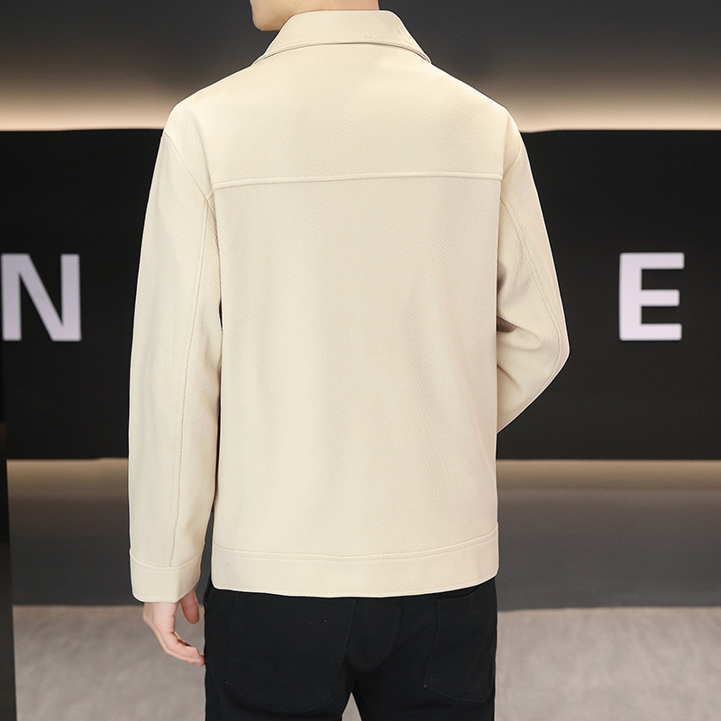 Chaqueta Informal para Negocios para Hombre | Versátil Beige para Oficina y Casual - Imagen 7