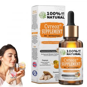 Suplemento de Pueraria Mirifica y Papaya | Aumento y Firmeza de Pecho Natural | Equilibrio Hormonal | 30 ml | TiendasFR