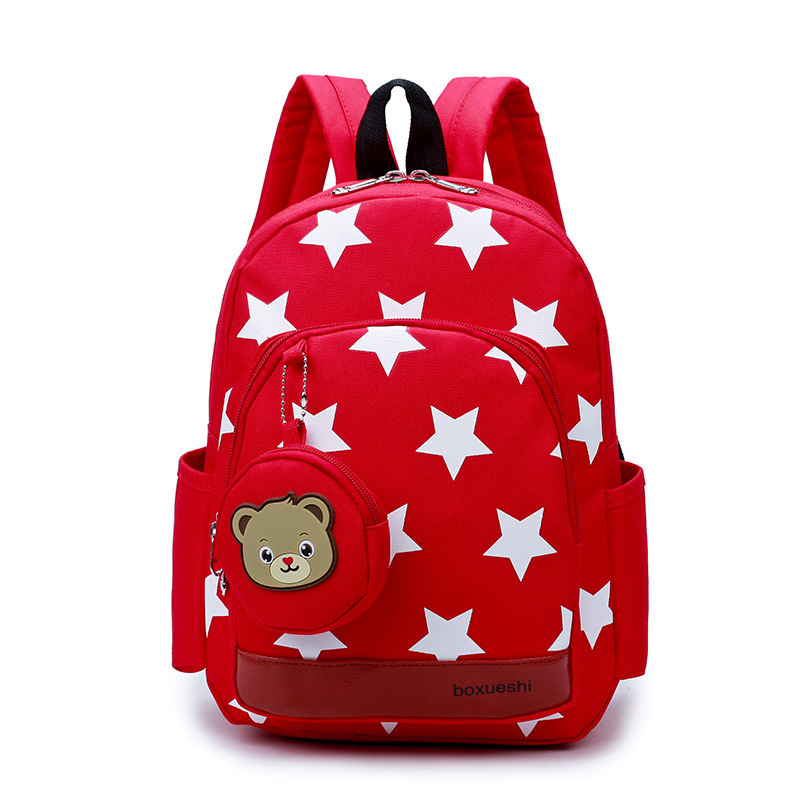 Mochila Infantil con Forma de Osito para Niños | Azul Oscuro | Doble Bandolera | Ligera y Divertida para Jardín | TiendasFR