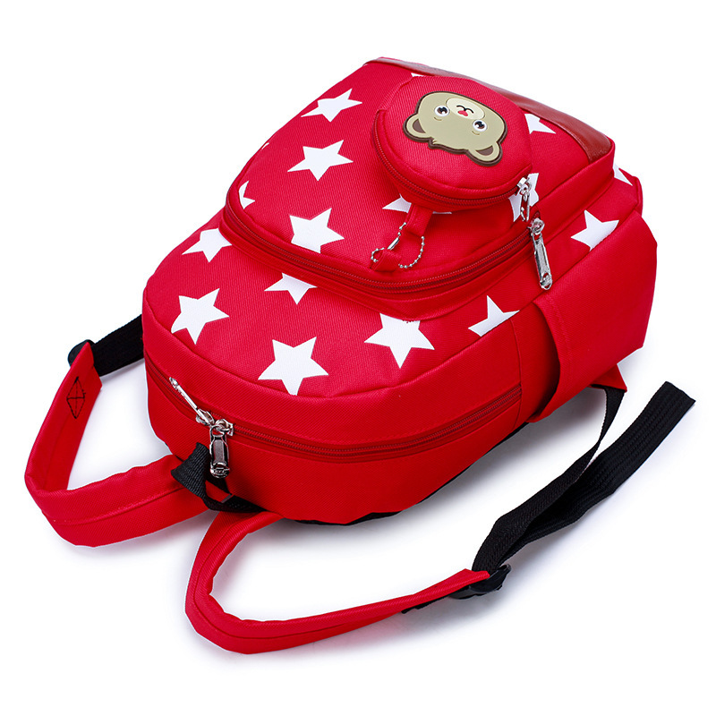 Mochila Infantil con Forma de Osito para Niños | Azul Oscuro | Doble Bandolera | Ligera y Divertida para Jardín | TiendasFR - Imagen 4