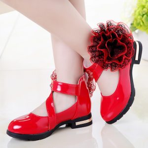 Zapatos de Princesa con Suela Blanda para Niña | Negros | Tallas 27-37 | Cómodos y Elegantes para Diario y Eventos | TiendasFR