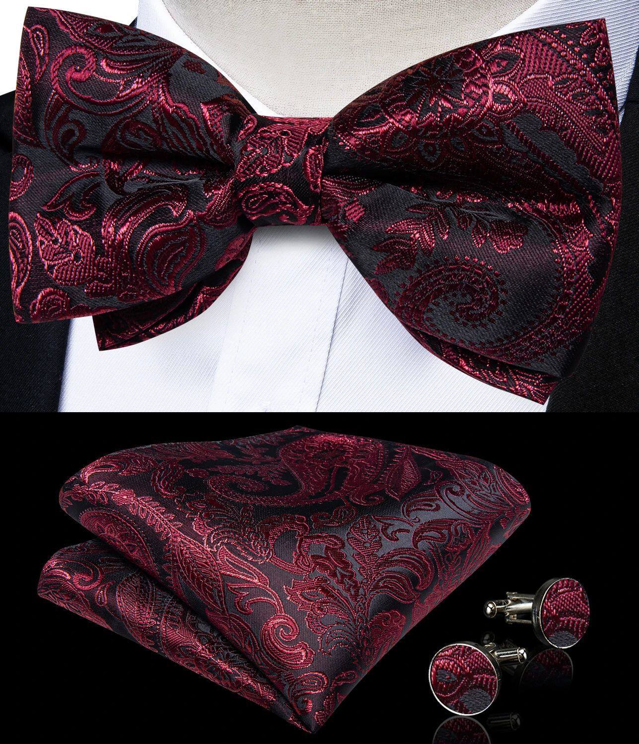 Pajarita Ajustable Preatada para Hombre | Elegante Formal | Bodas y Eventos - Imagen 3