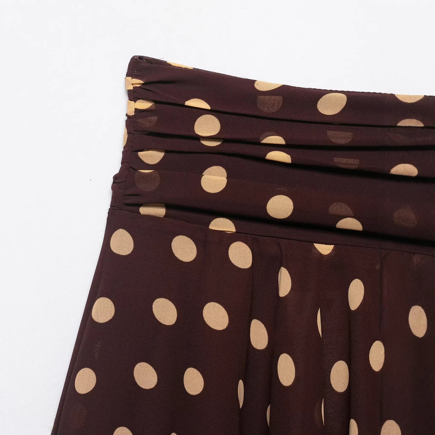 Falda Asimétrica con Estampado de Lunares | Elegante y Moderna para Mujer | Primavera-Verano - Imagen 2