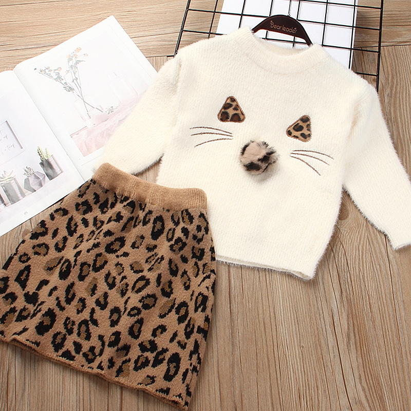 Suéter de Punto para Niña | Beige | Tallas 90-130 cm | Ropa Cálida y Elegante para Otoño e Invierno | TiendasFR