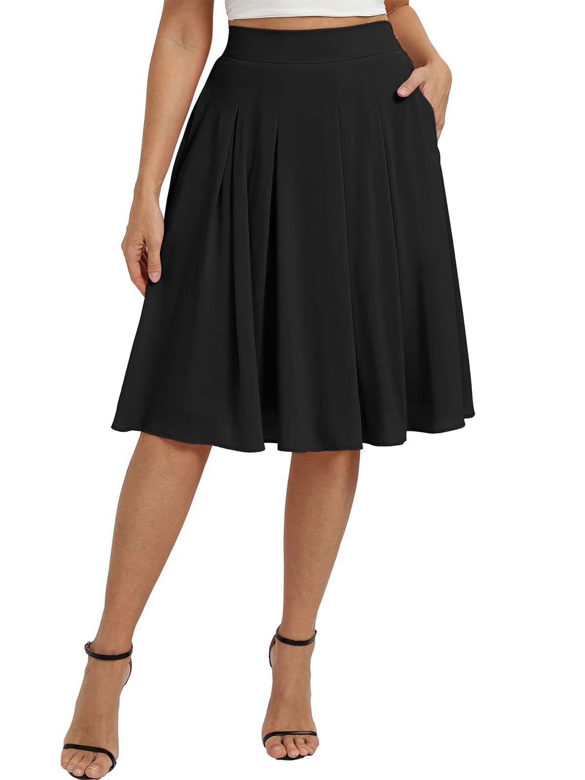 Falda Entallada con Bolsillos para Mujer | Estiliza la Figura | Elegante para Oficina - Imagen 10