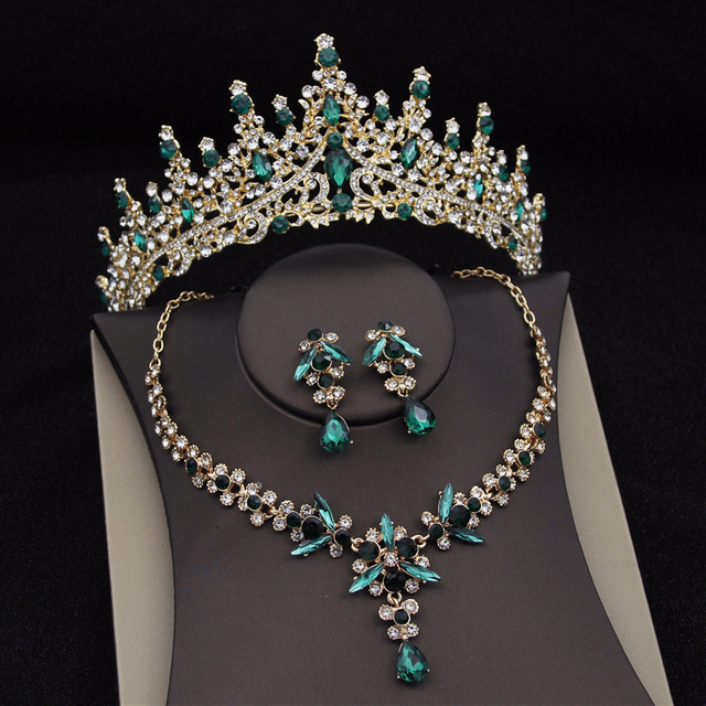 Tiara de Lujo Royal Queen | Conjunto Joyería Nupcial | Corona para Novia | Eventos Especiales | TiendasFR - Imagen 5