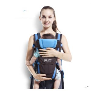 Portabebés Ergonómico para Bebé | Azul | Mochila Portabebés Segura y Cómoda | Para Recién Nacidos | TiendasFR