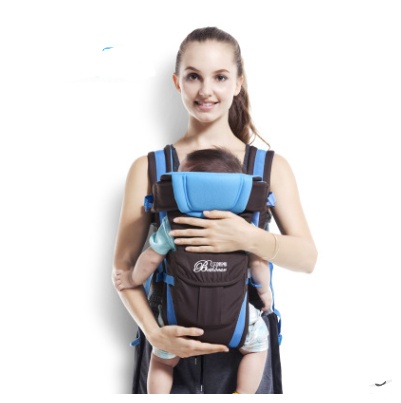 Portabebés Ergonómico para Bebé | Azul | Mochila Portabebés Segura y Cómoda | Para Recién Nacidos | TiendasFR