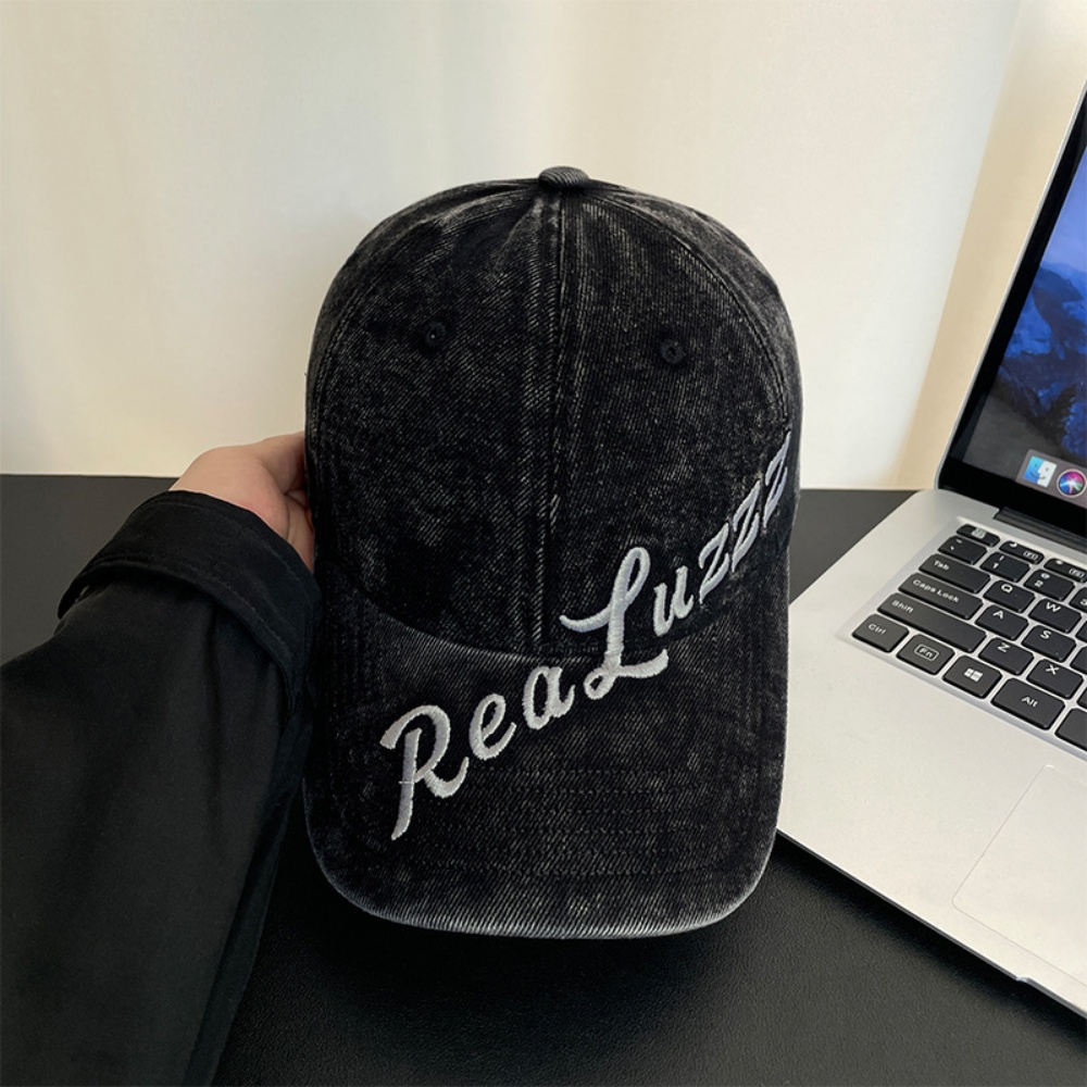 Gorra de Béisbol Vintage con Letras Deshilachadas | Visera Perforada Unisex - Imagen 5
