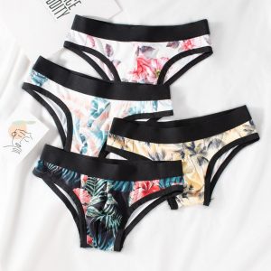 Ropa Interior de Seda de Hielo Estampada | Fresca y Cómoda para Hombre | Tallas Grandes