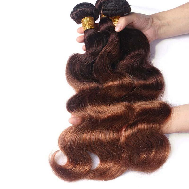 Peluca de Cabello Real Ondulado | Body Wave | Color Marrón | 10-24 Pulgadas | Natural y Versátil | TiendasFR - Imagen 3