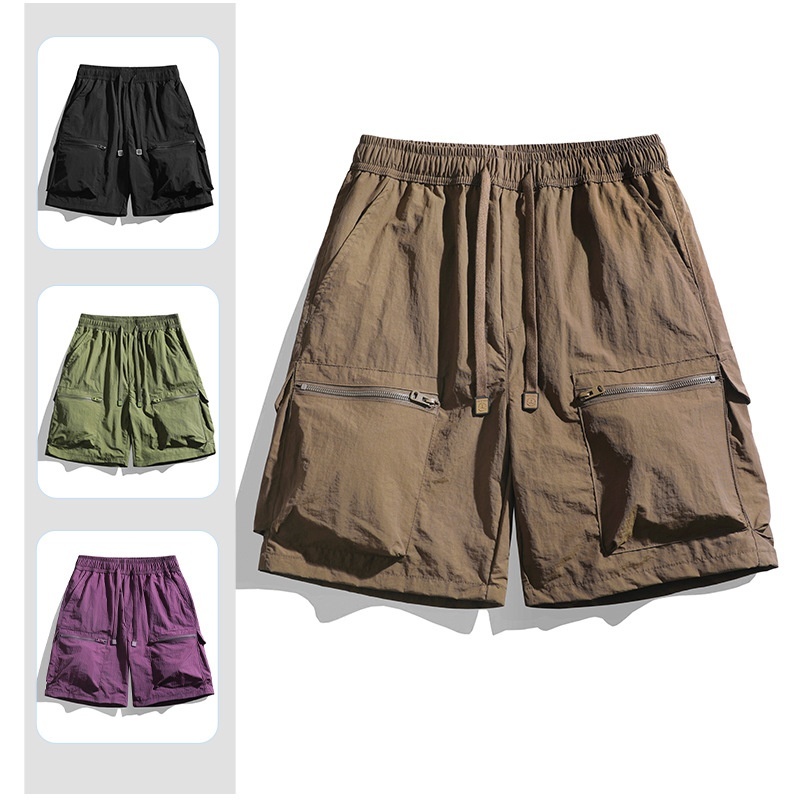 Shorts de Trabajo de Seda de Hielo para Hombre | American Workwear Ligero para Verano - Imagen 5
