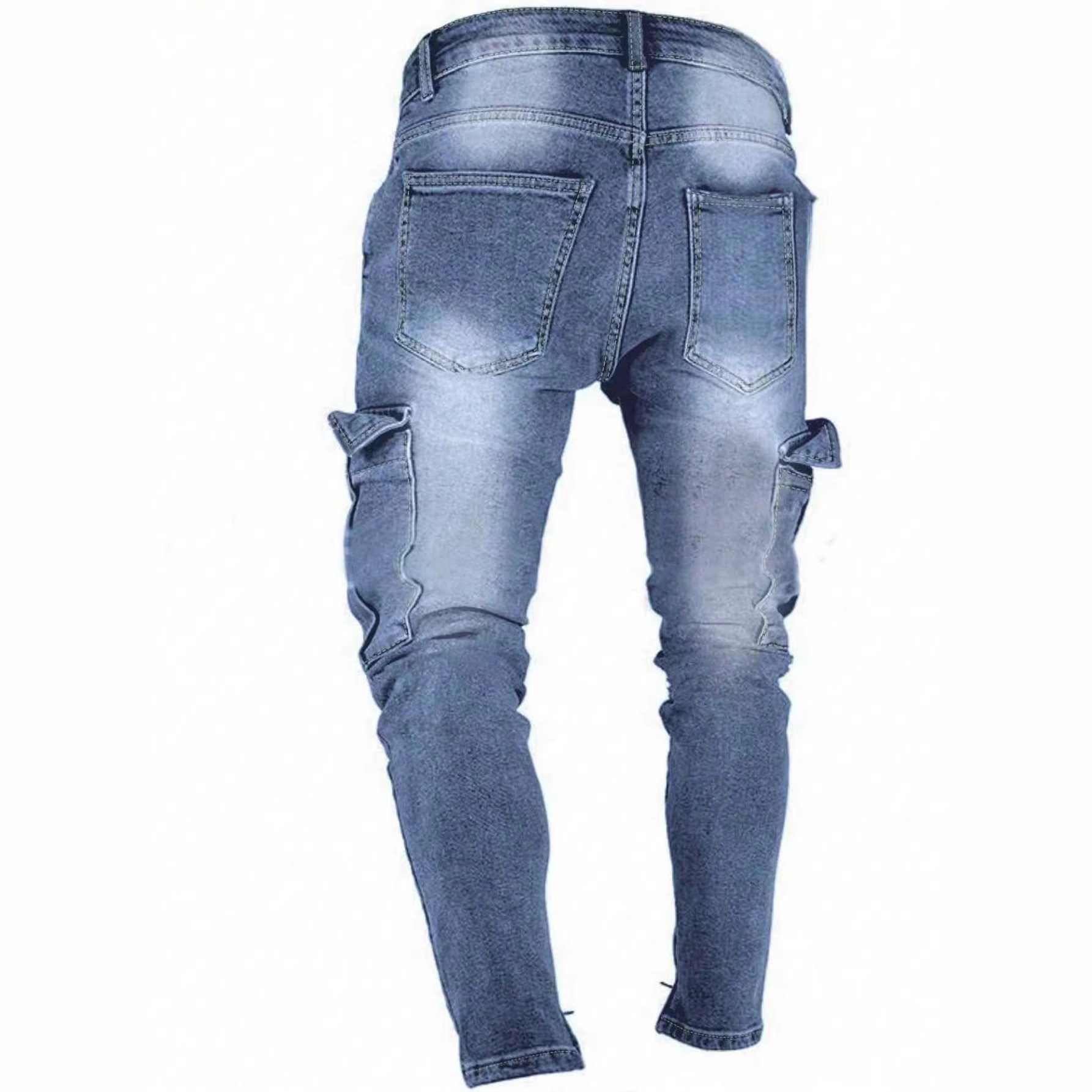 Fashionable Leopard-print Trendy Comfortable Denim Jeans - Imagen 6